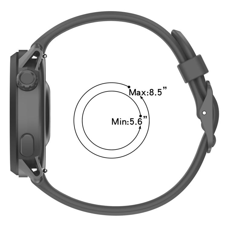 xDfind For COROS Breathable Hole Pure Color Silicone Watch Band