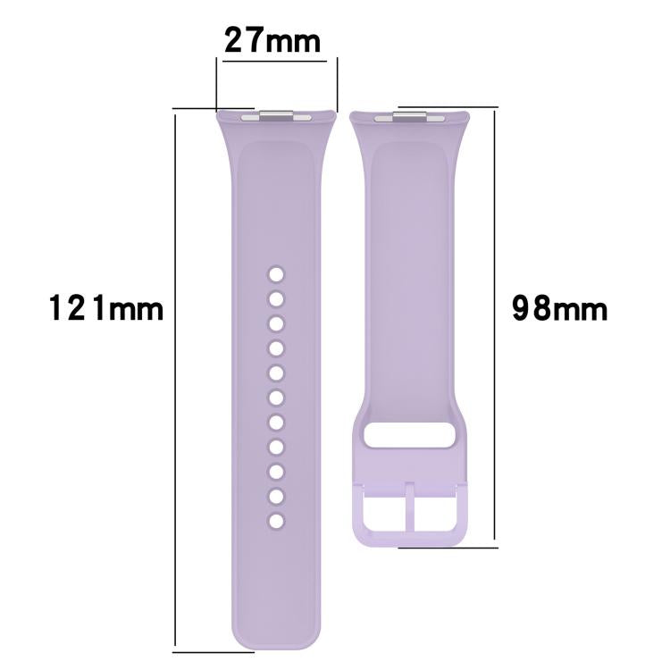 xDfind Solid Color Quick Release Silicone Watch Band