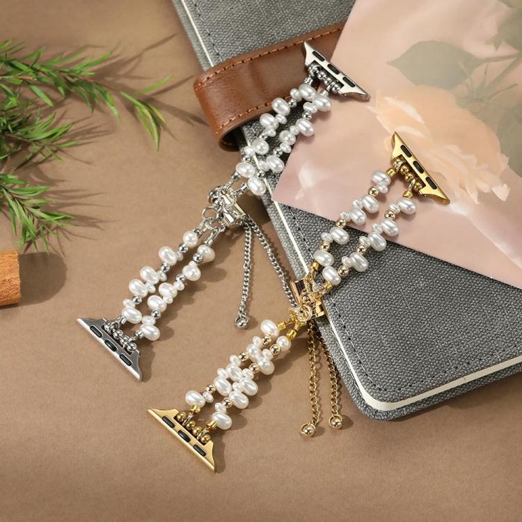 xDfind Irregular Pearls Metal Watch Band
