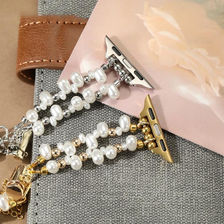 xDfind Irregular Pearls Metal Watch Band
