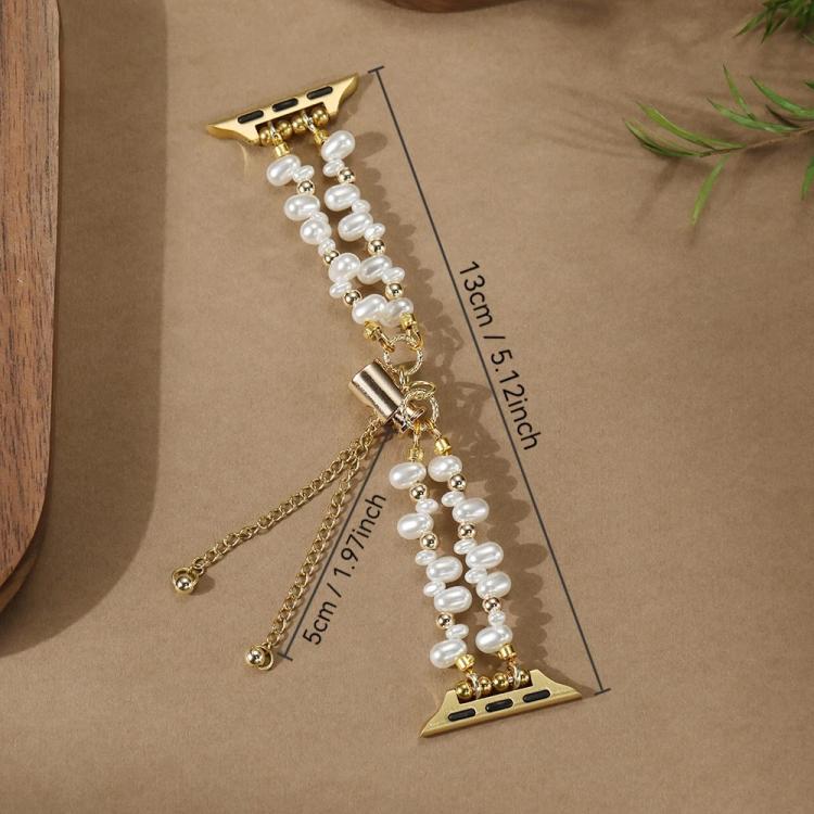 xDfind Irregular Pearls Metal Watch Band