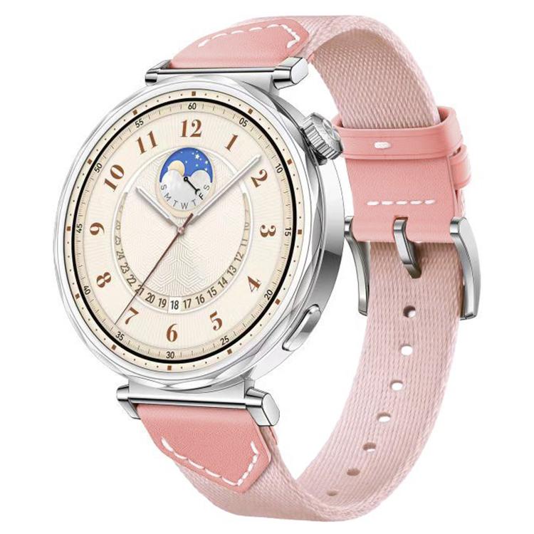xDfind Hybrid Braid Leather Watch Band, For Huawei Watch GT 5 / 4 / 3 41mm