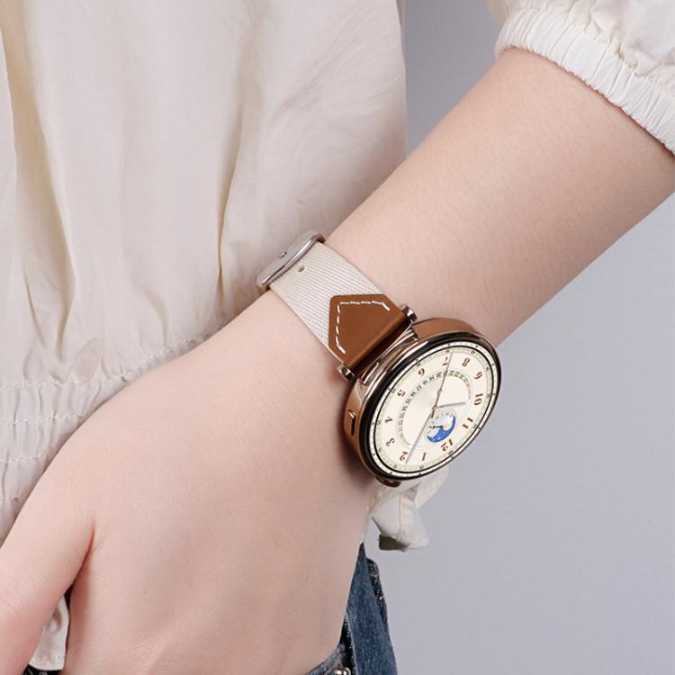 xDfind Hybrid Braid Leather Watch Band, For Huawei Watch GT 5 / 4 / 3 41mm