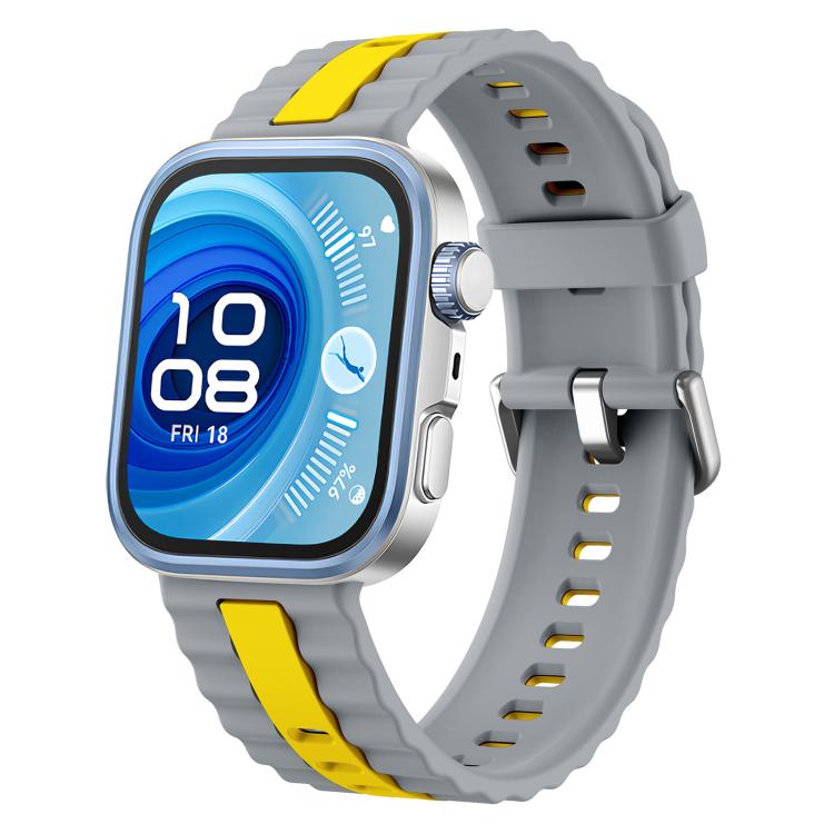 xDfind Sport Vertical Striped Two Color Silicone Watch Band, For Huawei Watch Fit 4 Pro / Fit 4 / Fit 3
