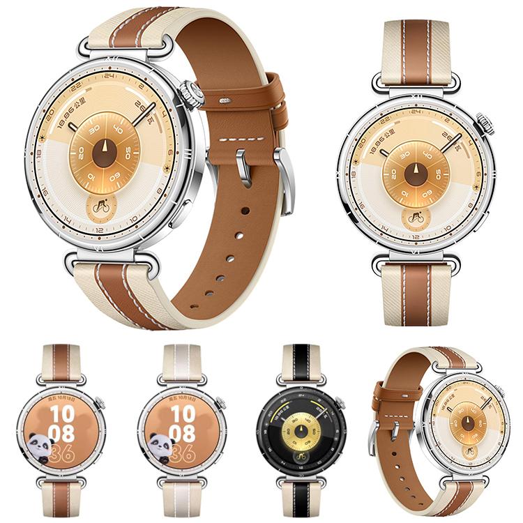 xDfind Spliced Genuine Leather Watch Band