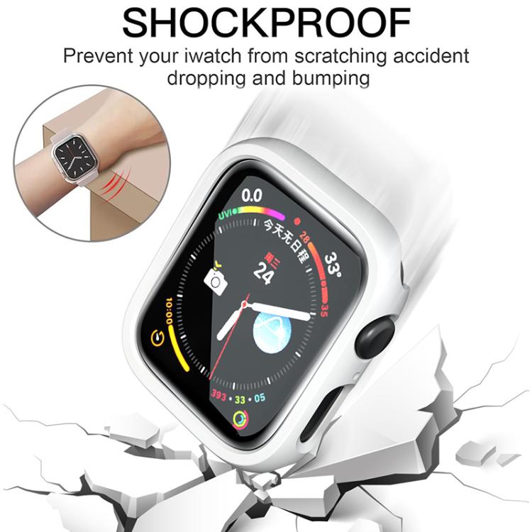 xDfind PC Frosted Hollow Half Coverage Watch Cover, For Apple Watch Series 6 / 5 / 4 / SE 40mm