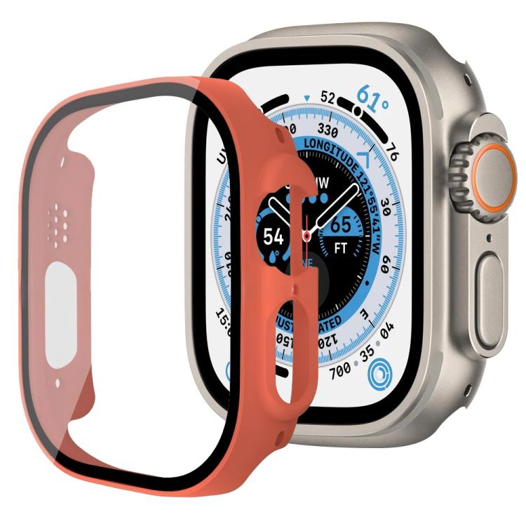 xDfind Tempered Glass Film Integrated PC Watch Cover, For Apple Watch Series 6 / 5 / 4 / SE 44mm