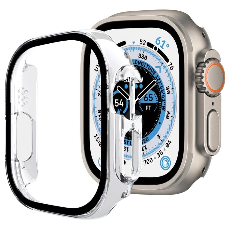 xDfind Tempered Glass Film Integrated PC Watch Cover, For Apple Watch Series 11 42mm / 10 42mm