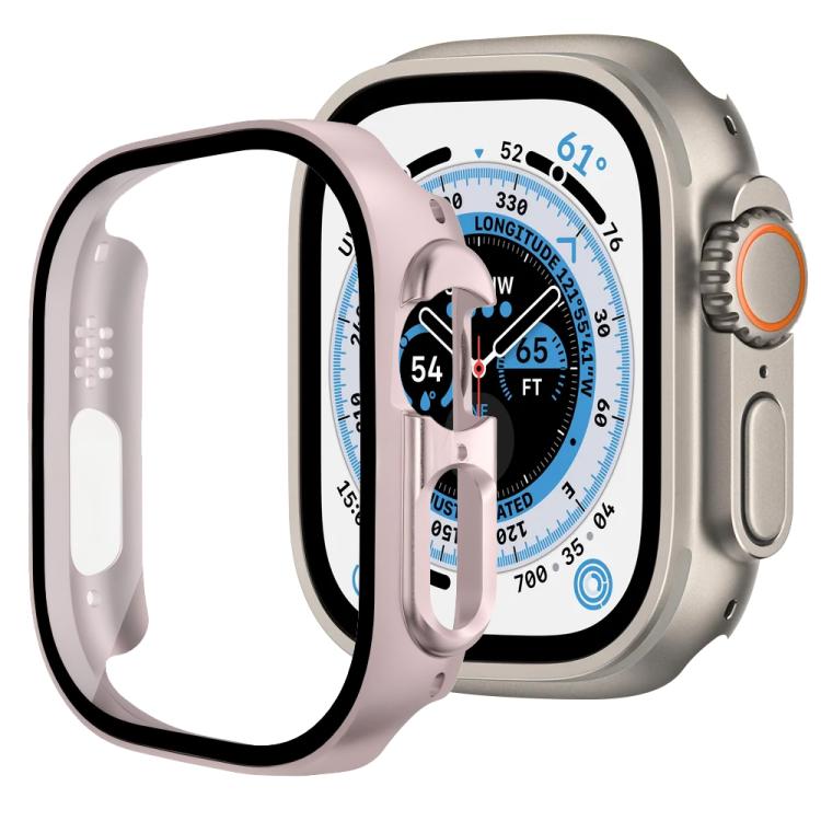 xDfind Tempered Glass Film Integrated PC Watch Cover, For Apple Watch Series 9 / 8 / 7 45mm