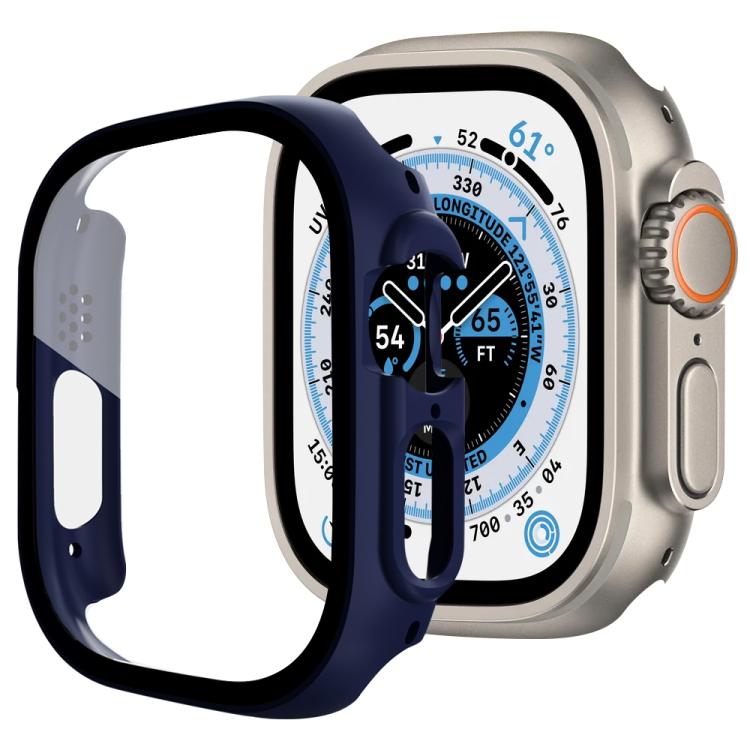xDfind Tempered Glass Film Integrated PC Watch Cover, For Apple Watch Series 9 / 8 / 7 41mm