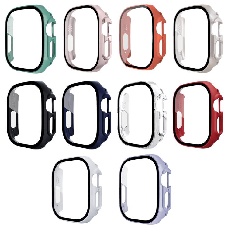 xDfind Tempered Glass Film Integrated PC Watch Cover, For Apple Watch Series 6 / 5 / 4 / SE 44mm