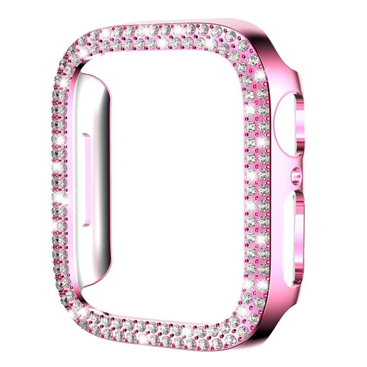 xDfind Double Row Diamond Hollow PC Watch Cover, For Apple Watch Series 6 / 5 / 4 / SE 40mm