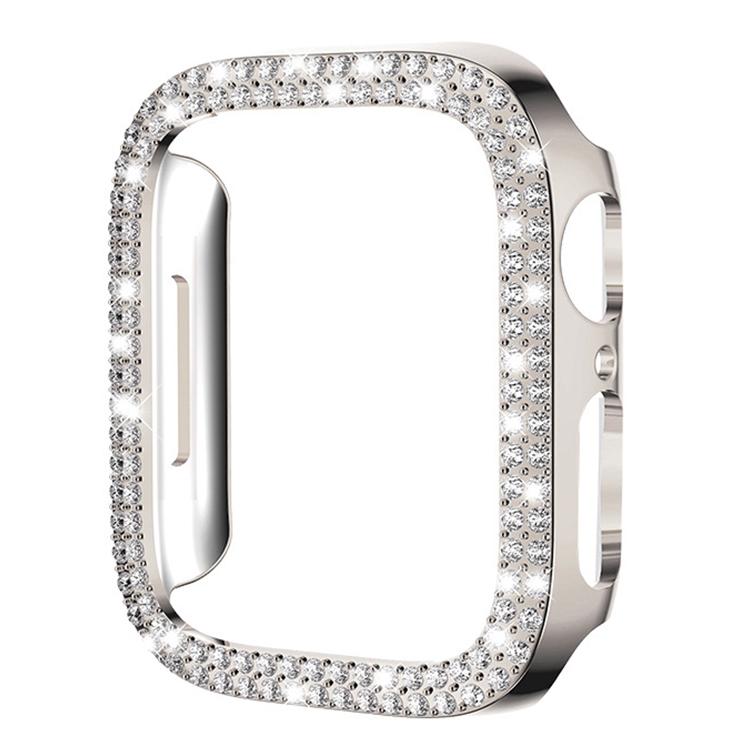 xDfind Double Row Diamond Hollow PC Watch Cover, For Apple Watch Series 11 46mm / 10 46mm