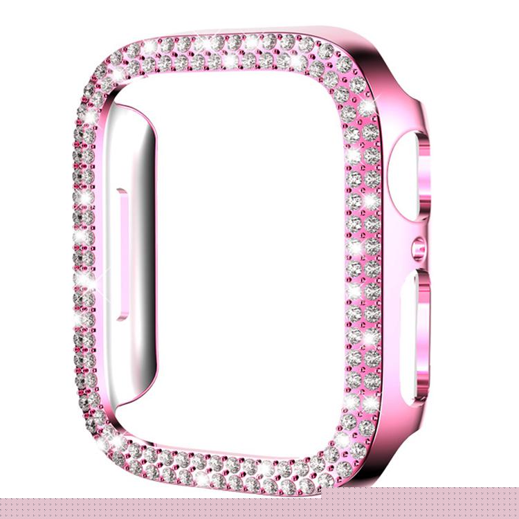 xDfind Double Row Diamond Hollow PC Watch Cover, For Apple Watch Series 9 / 8 / 7 41mm