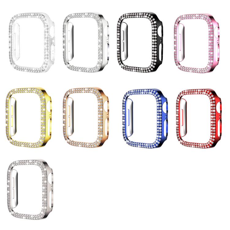 xDfind Double Row Diamond Hollow PC Watch Cover, For Apple Watch Series 3 / 2 / 1 38mm