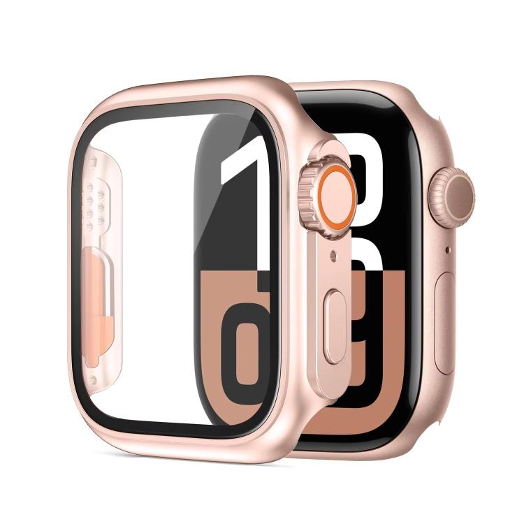 xDfind Change to Ultra 49mm Tempered Glass Film Integrated PC Watch Cover, For Apple Watch Series 6 / 5 / 4 / SE 44mm