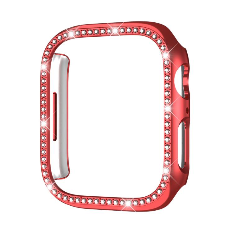 xDfind Single Row Diamond Hollow PC Watch Cover, For Apple Watch Series 11 46mm / 10 46mm