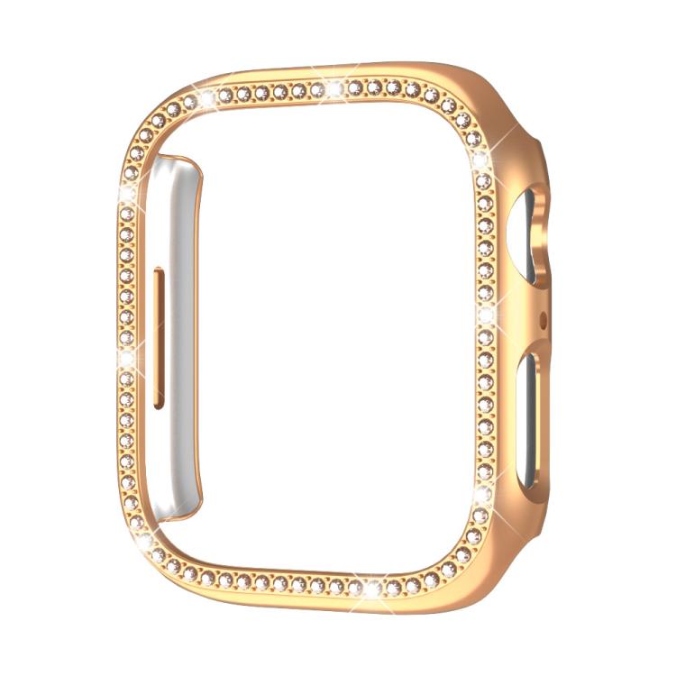 xDfind Single Row Diamond Hollow PC Watch Cover, For Apple Watch Series 11 42mm / 10 42mm