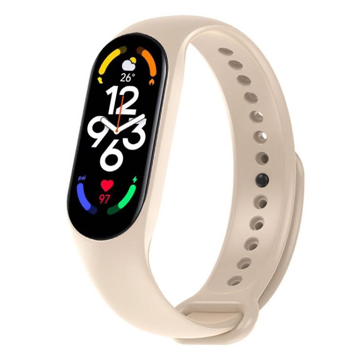 xDfind Solid Color Integrated Cover Silicone Watch Band, For Xiaomi Smart Band 10 / 9 / 8
