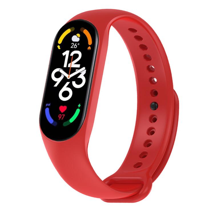xDfind Solid Color Integrated Cover Silicone Watch Band