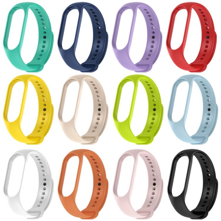 xDfind Solid Color Integrated Cover Silicone Watch Band, For Xiaomi Smart Band 10 / 9 / 8