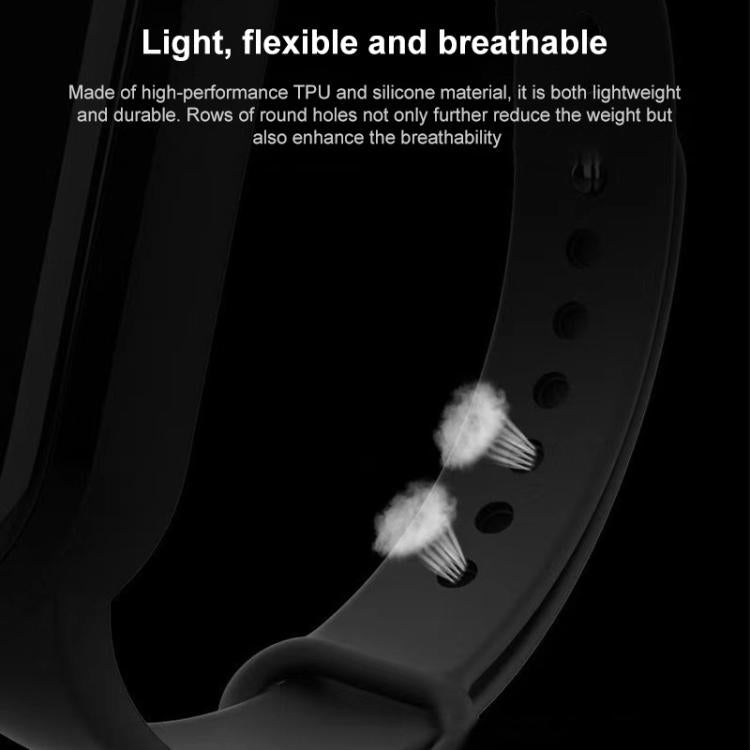 xDfind Solid Color Integrated Cover Silicone Watch Band, For Xiaomi Smart Band 10 / 9 / 8