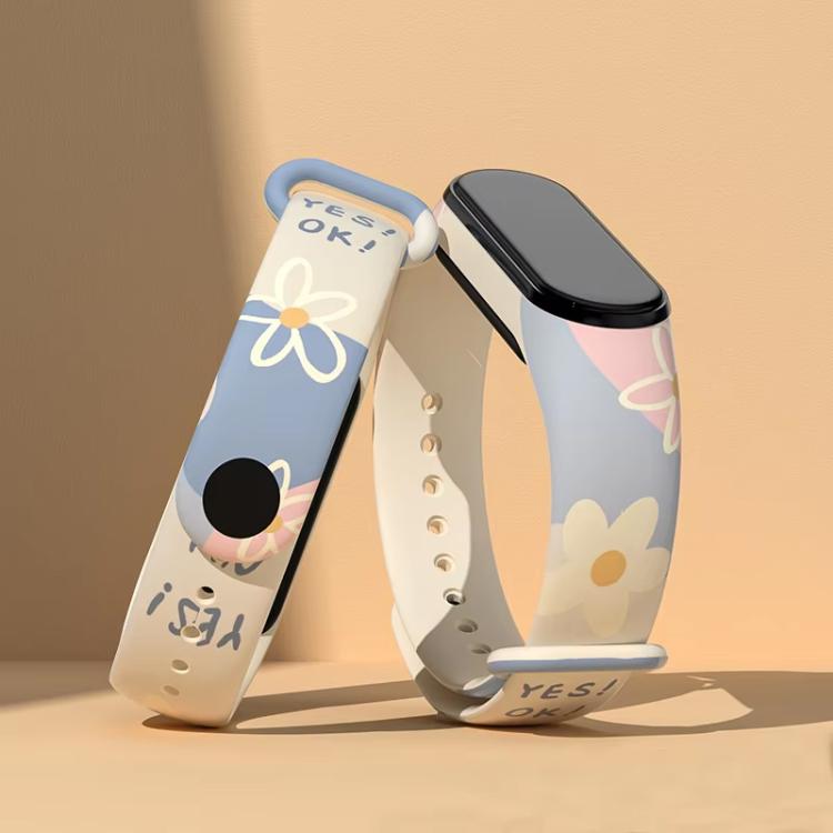 xDfind Printing Integrated Cover TPU Watch Band, For Xiaomi Smart Band 10 / 9 / 8