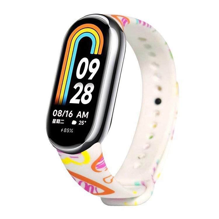 xDfind Flowers Printing TPU Watch Band