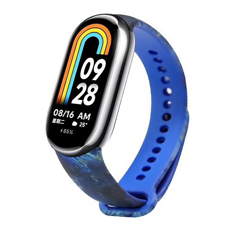 xDfind Flowers Printing TPU Watch Band