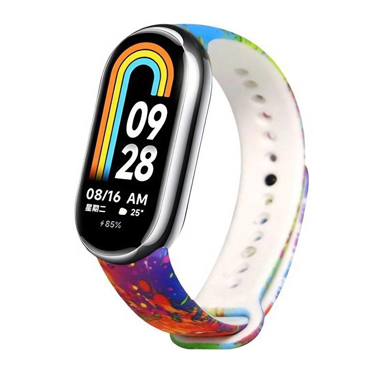 xDfind Flowers Printing TPU Watch Band