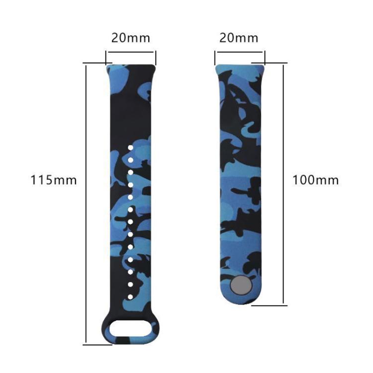 xDfind Flowers Printing TPU Watch Band