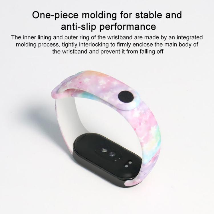 xDfind Flowers Printing TPU Watch Band