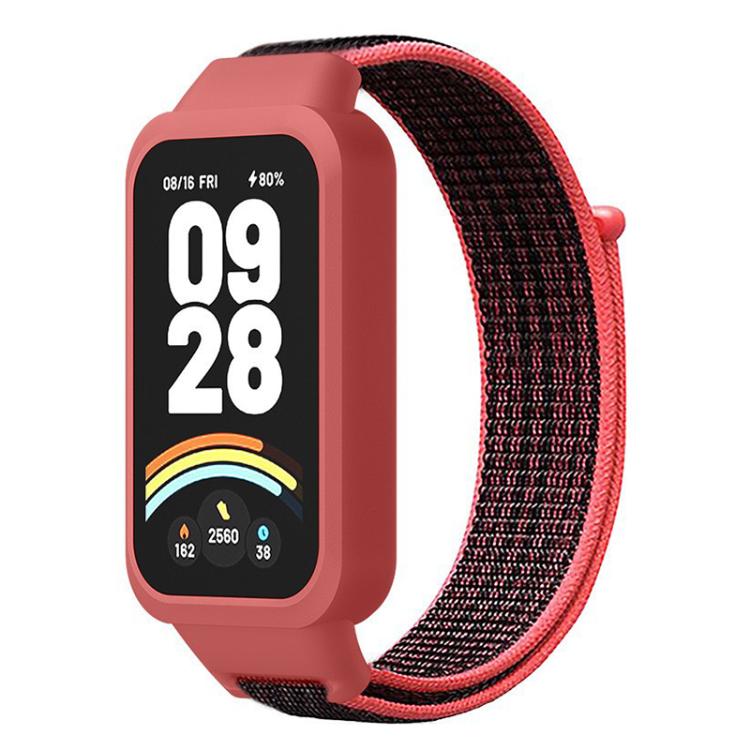 xDfind Plastic Cover Integrated Nylon Loop Watch Band, For Xiaomi Smart Band 9 Active / Redmi Band 3