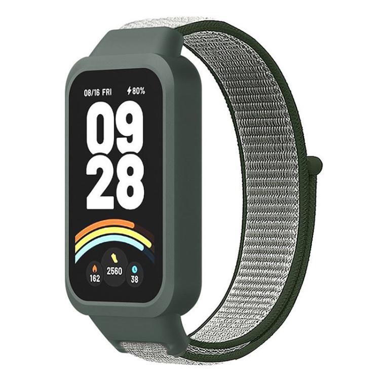 xDfind Plastic Cover Integrated Nylon Loop Watch Band, For Xiaomi Smart Band 9 Active / Redmi Band 3