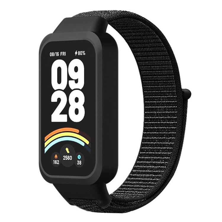 xDfind Plastic Cover Integrated Nylon Loop Watch Band, For Xiaomi Smart Band 9 Active / Redmi Band 3