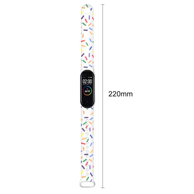 xDfind Rainbow Printing TPU Watch Band, For Xiaomi Smart Band 10 / 9 / 8