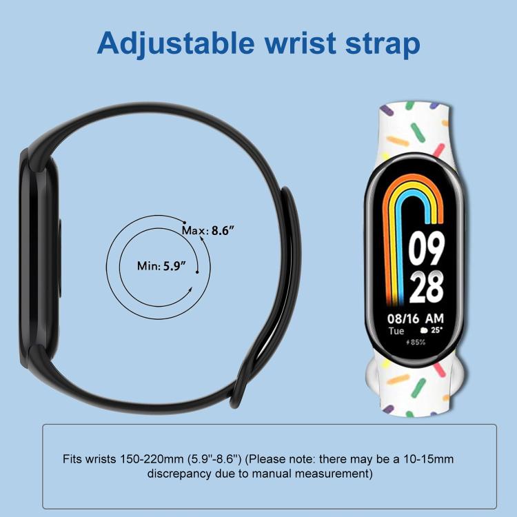 xDfind Rainbow Printing TPU Watch Band