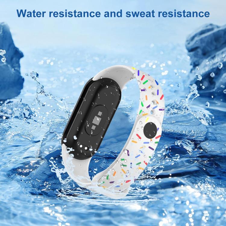 xDfind Rainbow Printing TPU Watch Band, For Xiaomi Smart Band 10 / 9 / 8