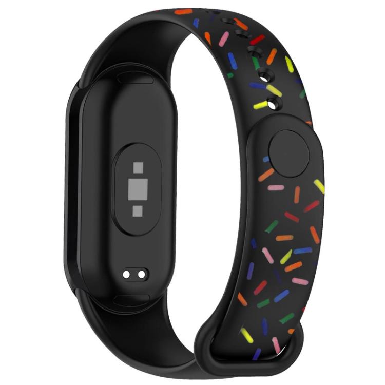 xDfind Rainbow Printing TPU Watch Band, For Xiaomi Smart Band 10 / 9 / 8