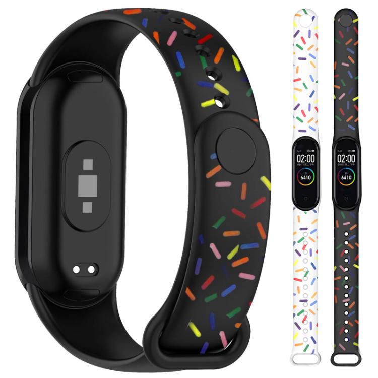 xDfind Rainbow Printing TPU Watch Band, For Xiaomi Smart Band 10 / 9 / 8