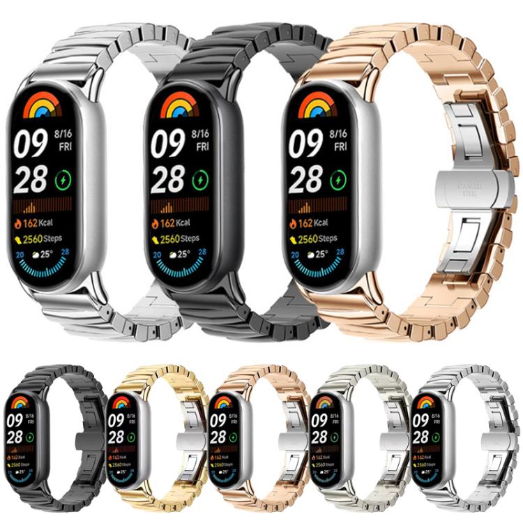 xDfind Irregular Metal Watch Band, For Xiaomi Smart Band 10 / 9 / 8