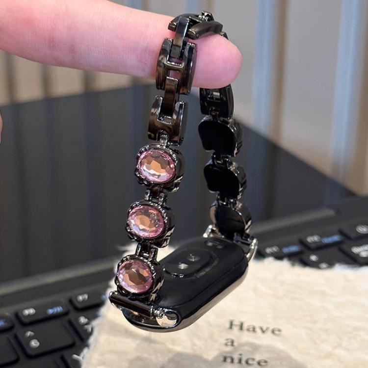 xDfind Quick-release Crystal Diamond Metal Watch Band