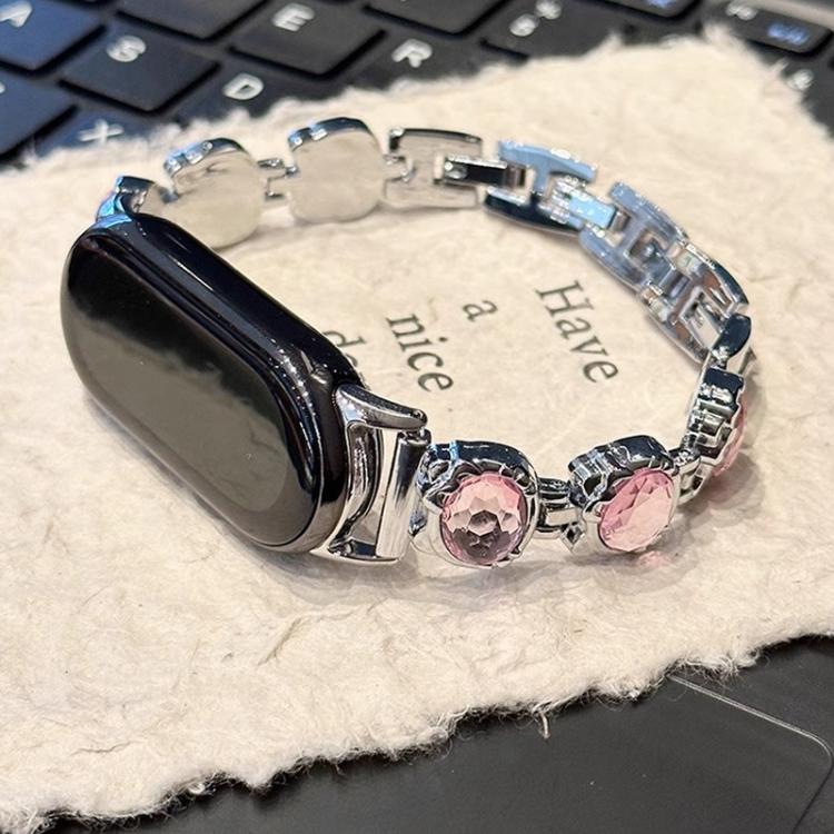 xDfind Quick-release Crystal Diamond Metal Watch Band, For Xiaomi Smart Band 10 / 9 / 8