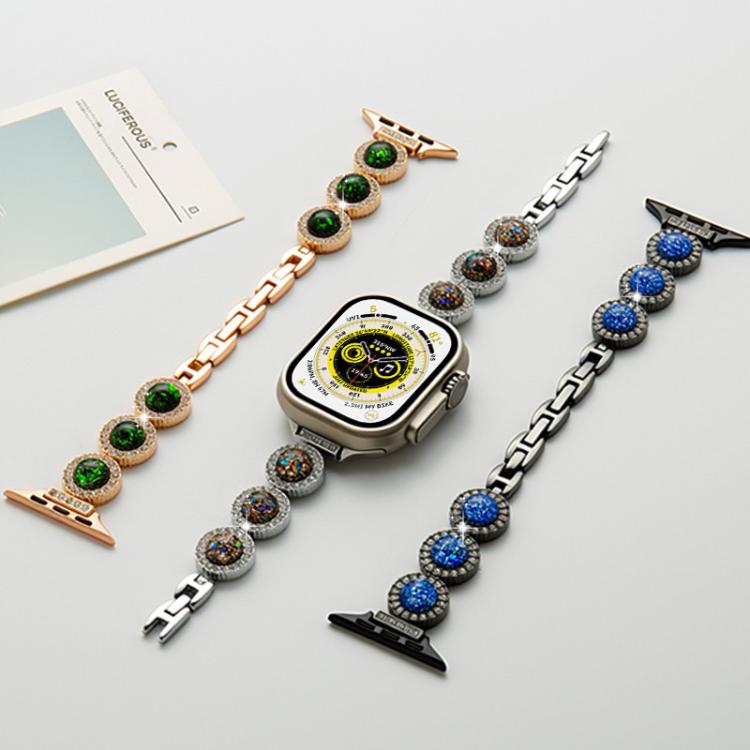 xDfind Sparkling Diamond Jewelry Metal Watch Band