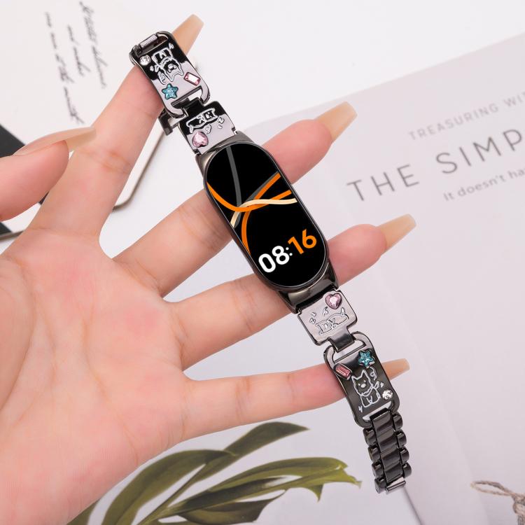 xDfind Puppy Diamond Metal Watch Band