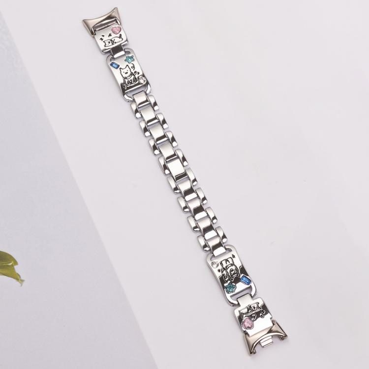 xDfind Puppy Diamond Metal Watch Band, For Xiaomi Smart Band 10 / 9 / 8