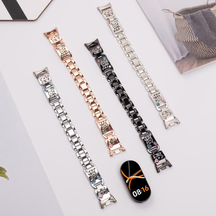 xDfind Puppy Diamond Metal Watch Band