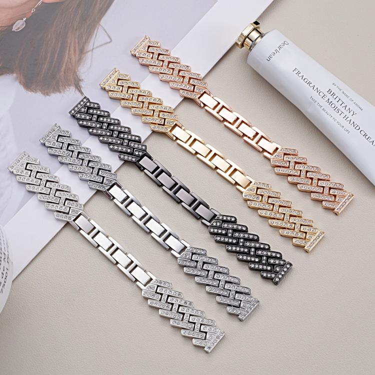 xDfind Drilled Twill H-shaped Metal Watch Band, For Apple Watch 42 / 44 / 45 / 46 / 49mm