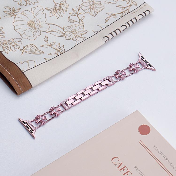 xDfind Diamond Metal Watch Band, For Apple Watch 42 / 44 / 45 / 46 / 49mm