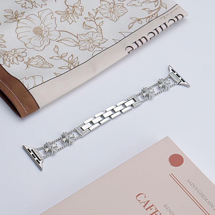 xDfind Diamond Metal Watch Band, For Apple Watch 42 / 44 / 45 / 46 / 49mm